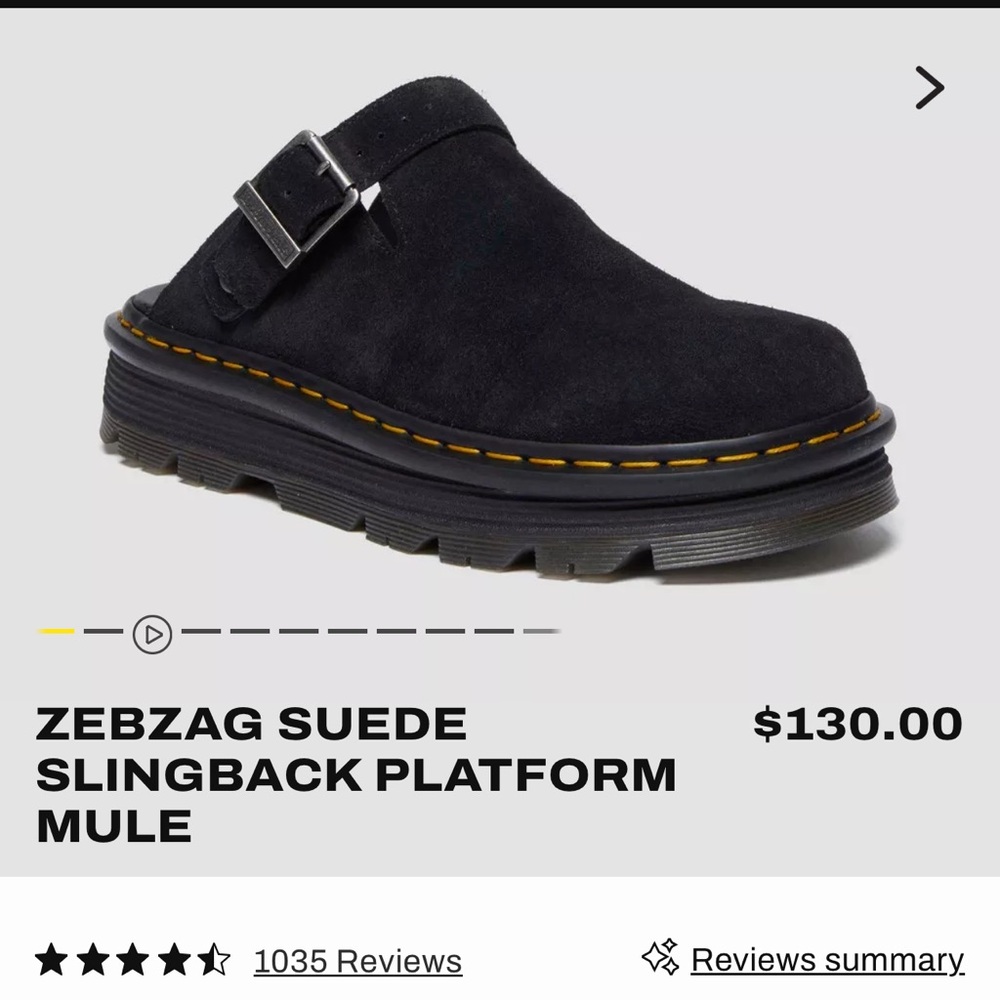 Dr. Marten’s platform mules